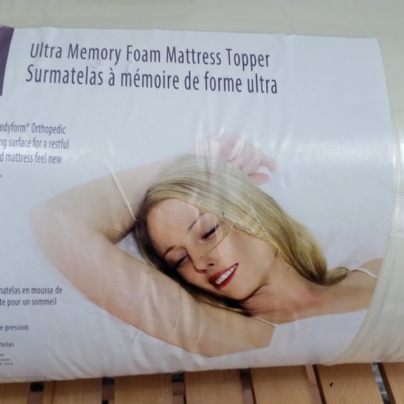 Bodyform Ultra 1.5" Memory Foam Mattress Topper - Picture 3 of 5